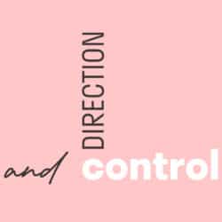 Text: Direction and control