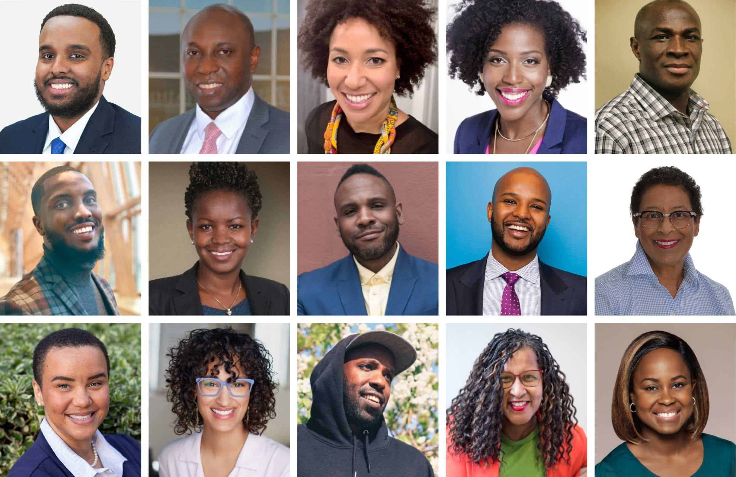 15 headshots of the new board members