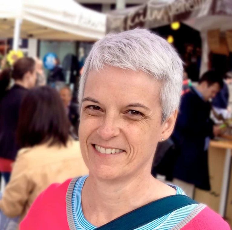 Lesley Fraser smiling