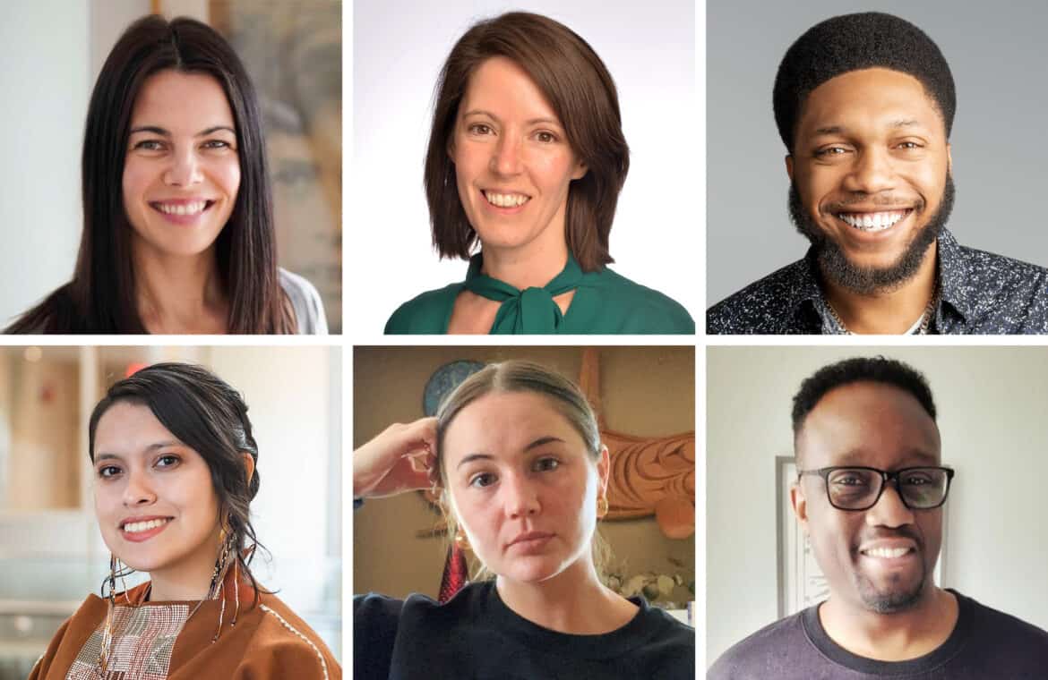 Profile pictures of six people: Julia Boyle, Christina Maes Nino, Paul Bailey, Greg Frankson, Lucero González Ruiz and Laura Dragon