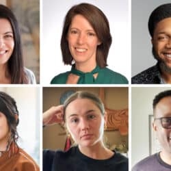 Profile pictures of six people: Julia Boyle, Christina Maes Nino, Paul Bailey, Greg Frankson, Lucero González Ruiz and Laura Dragon