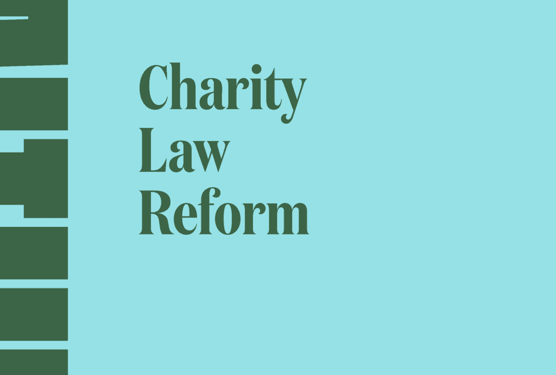Text: Charity Law Reform